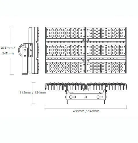 180 Watt 17,000 lm LED Titan Floodlight