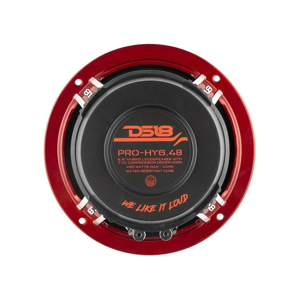 2 x DS18 PRO-HY6.4B 6.5" Hybrid Mid-Range Car Audio Loudspeaker "Premium Pro Audio Loudspeakers at Audio Jam in Bear, DE – Unmatched Sound Performance!"