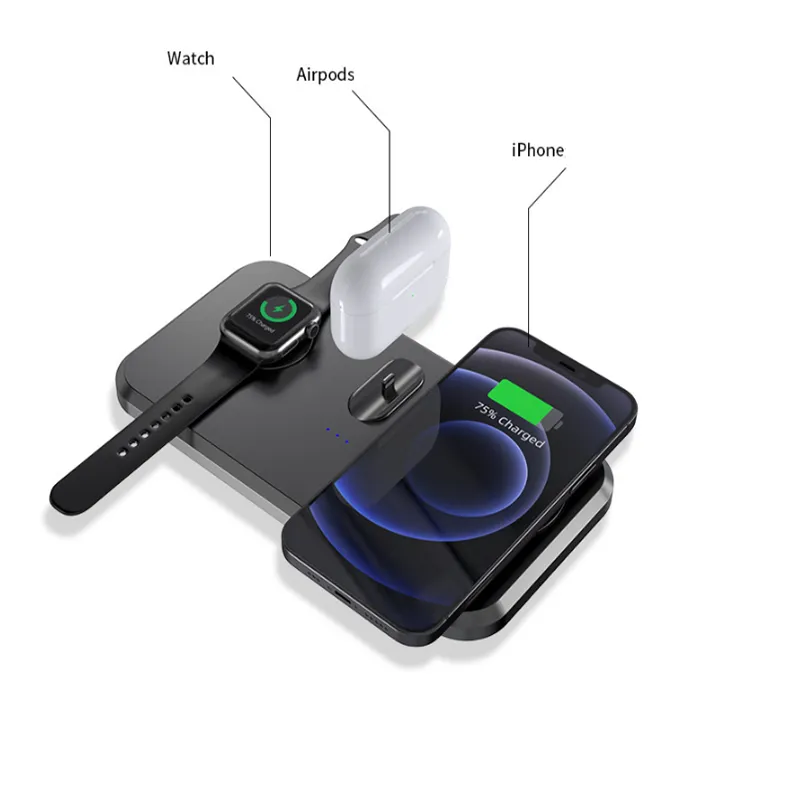 3 IN 1 DOUBLE FOLD WIRELESSL CHARGING