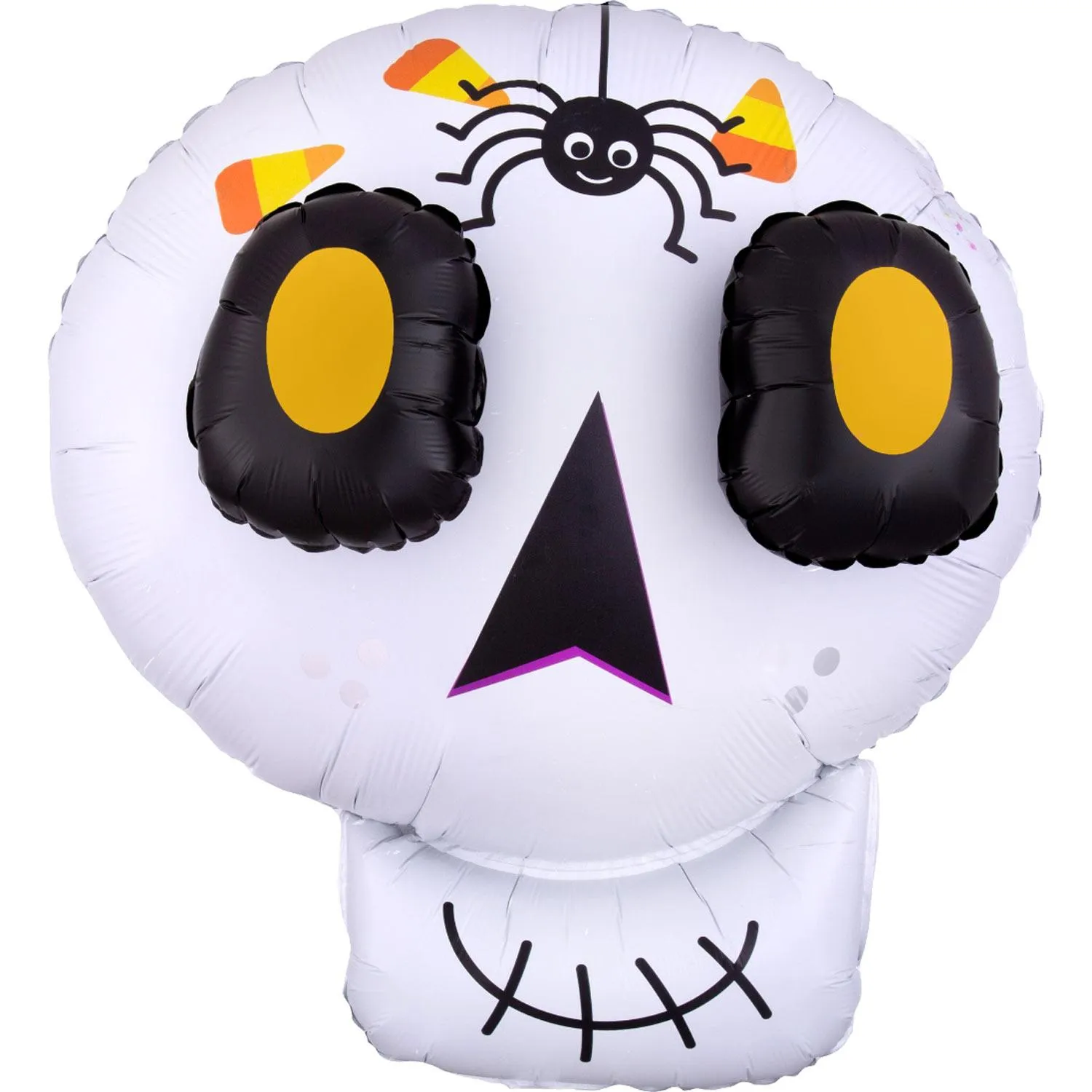 3D Cute Halloween Skull EZ-Fill Multi-Balloon 55x63cm