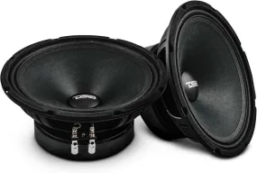 4 x DS18 8PRO400MR-4 8” Mid-Range Loudspeaker Max Power 400 Watts 4-Ohm High Sensitivity