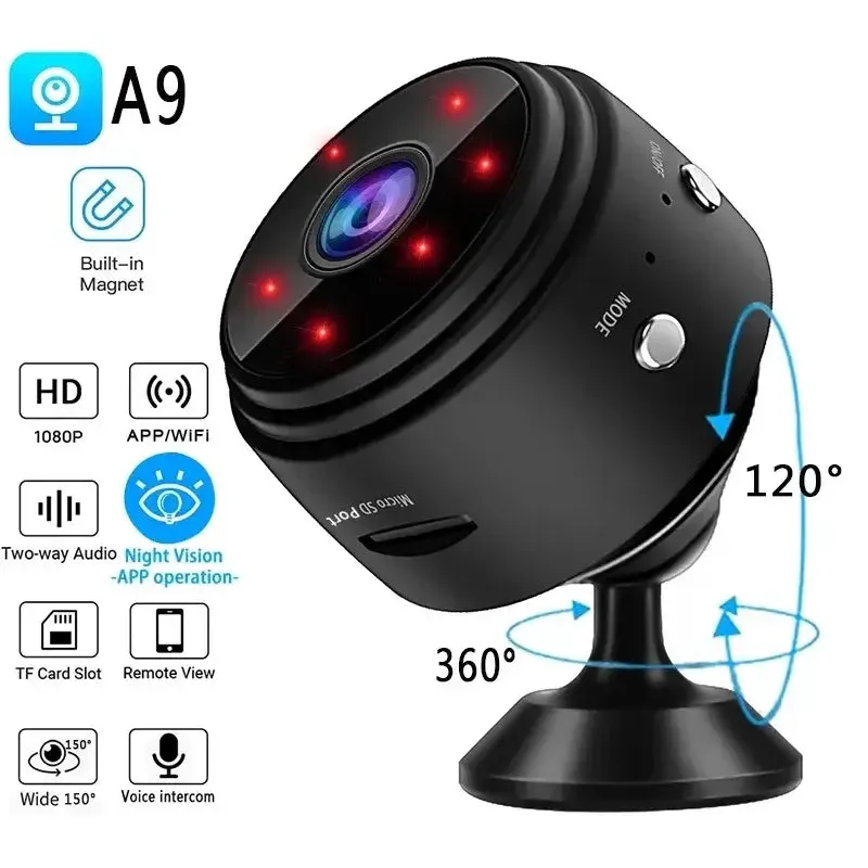 A9 Wifi Mini Camera 1080P Security Monitoring Wireless Remote Night