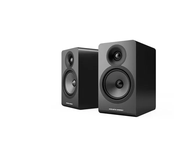 Acoustic Energy AE100 MK2 Satin Black Bookshelf Speaker