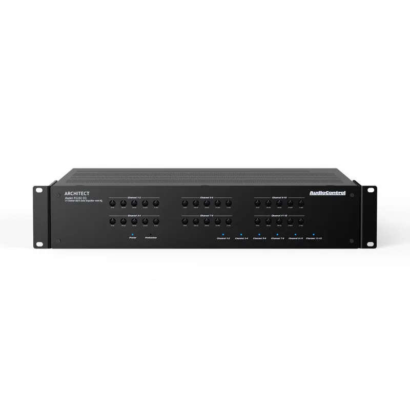 AudioControl Architect Model P2280 EQ -  12 Channel Multi-Zone High-Power Amplifier w/ EQ