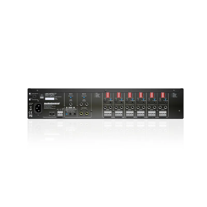 AudioControl Architect Model P2280 EQ -  12 Channel Multi-Zone High-Power Amplifier w/ EQ