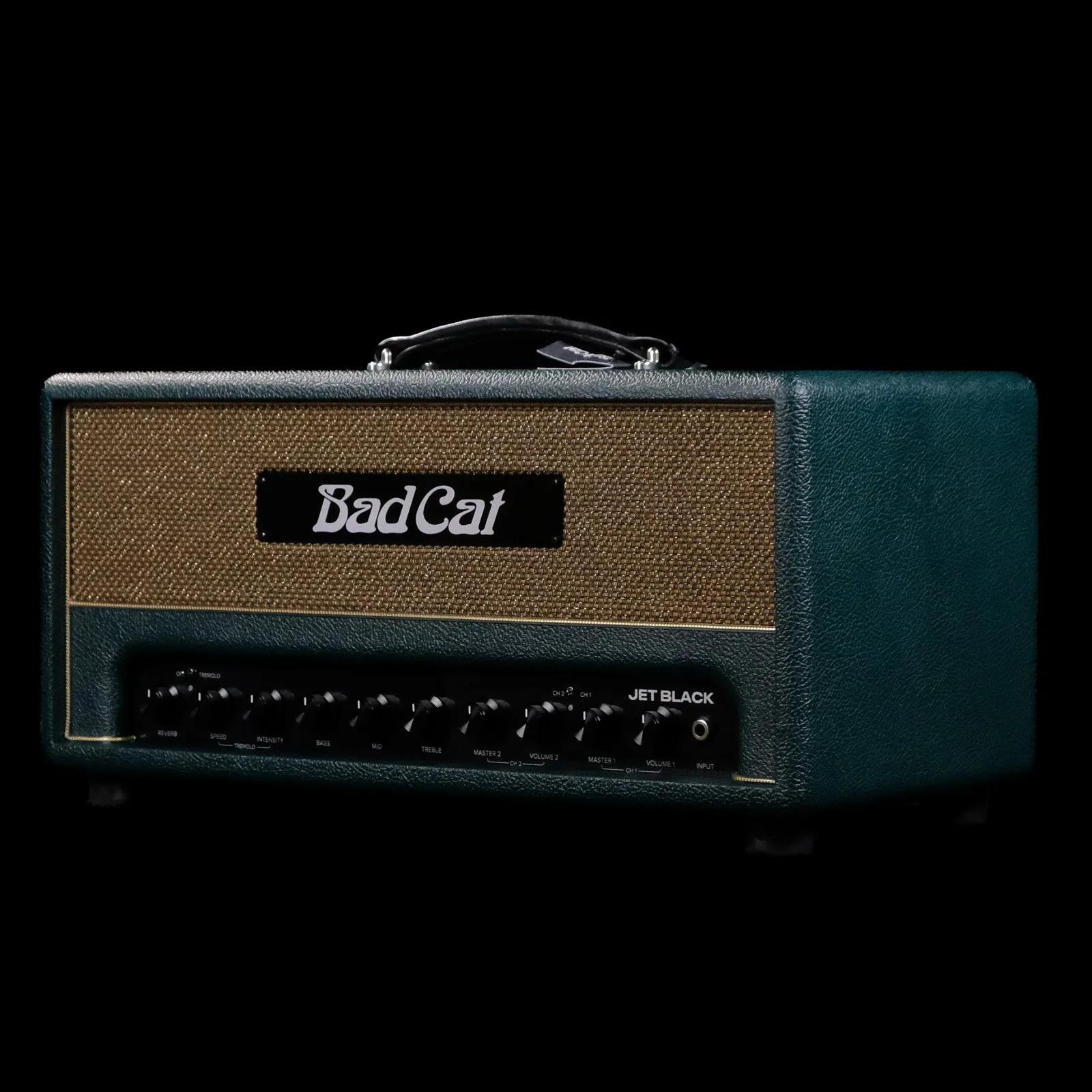 Bad Cat Jet Black 38-Watt Tube Head Amp - Green Tolex