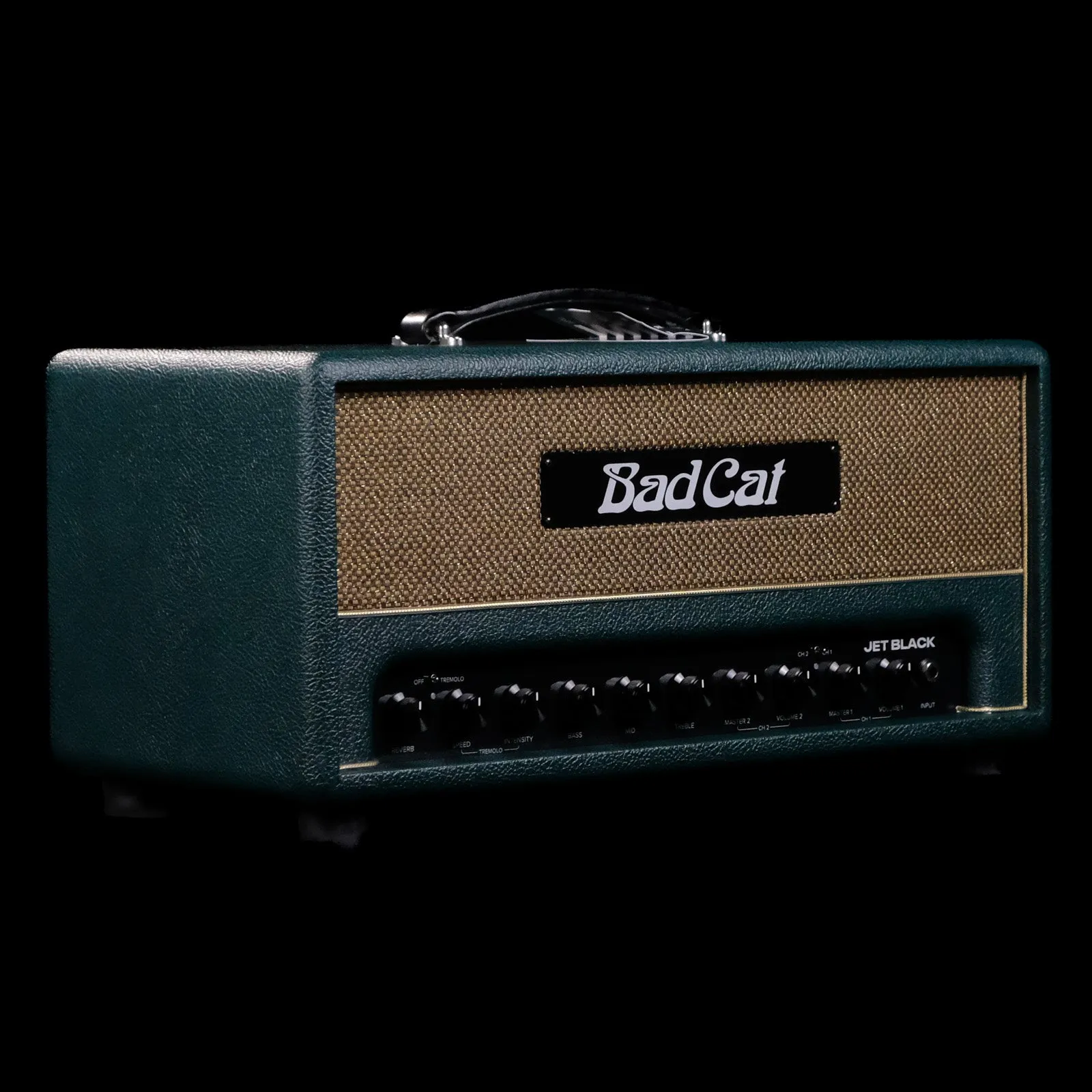 Bad Cat Jet Black 38-Watt Tube Head Amp - Green Tolex