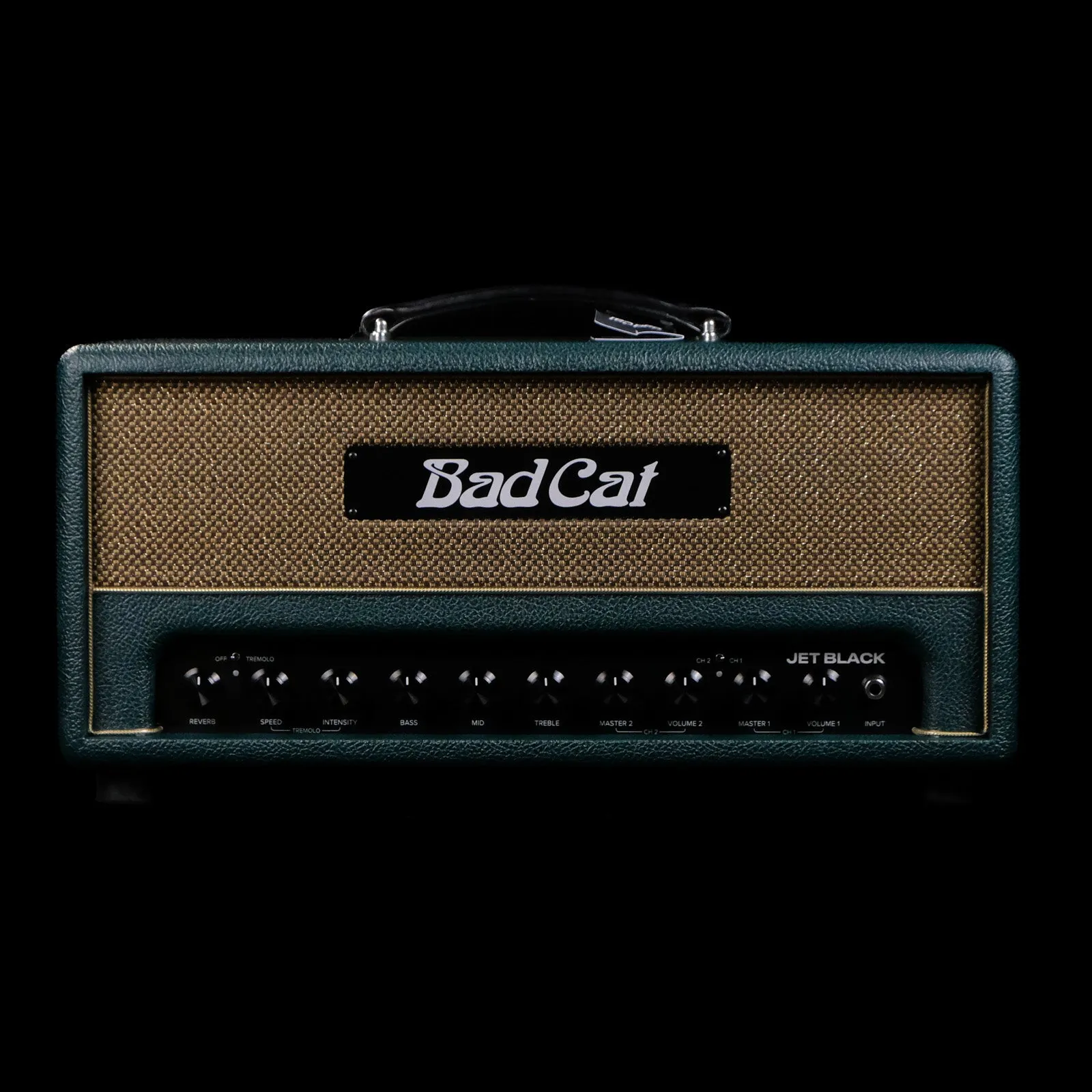 Bad Cat Jet Black 38-Watt Tube Head Amp - Green Tolex