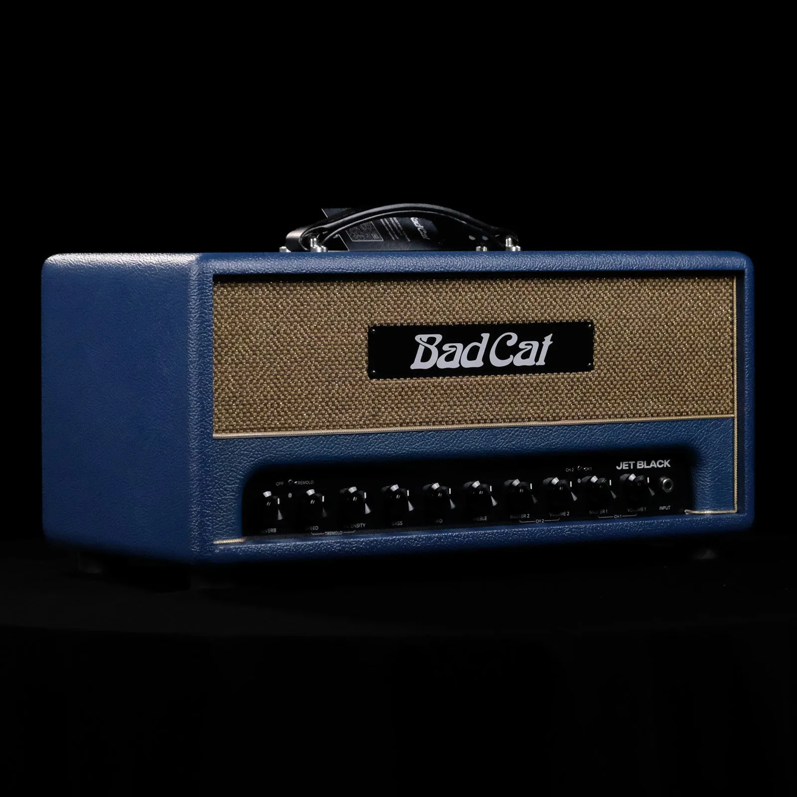 Bad Cat Jet Black 38-Watt Tube Head Amp - Navy Blue