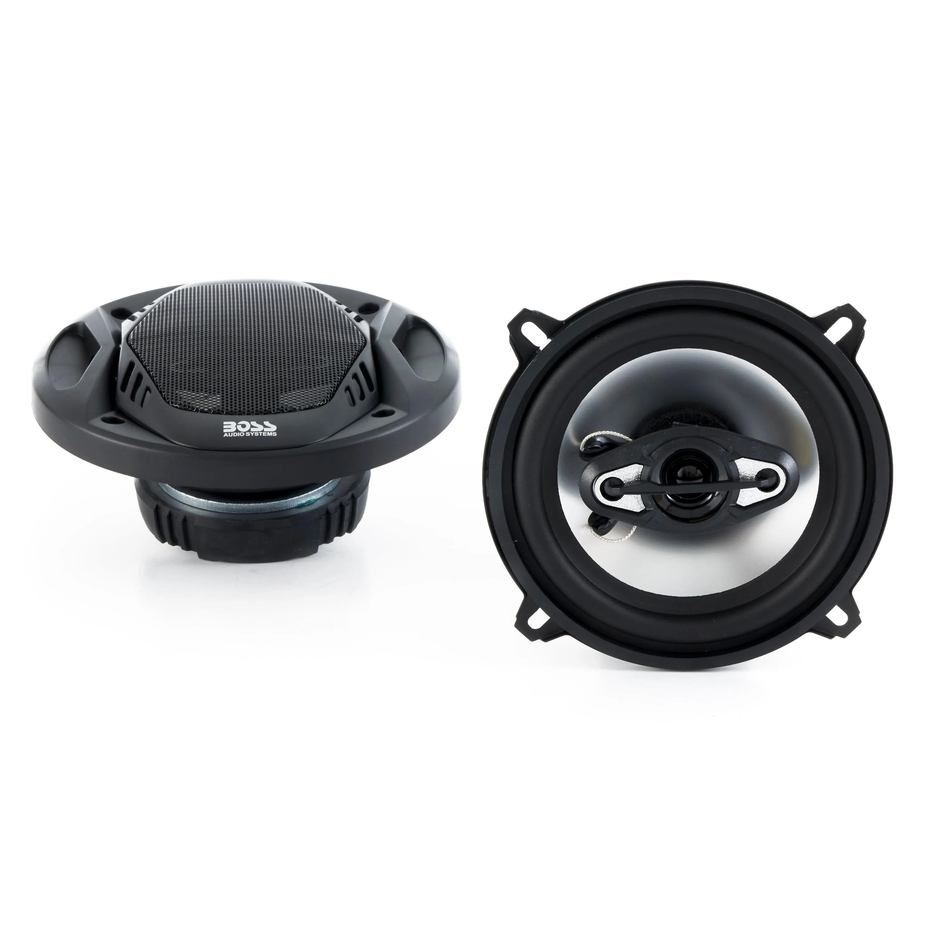 BOSS NX524 5.25" 300W 4-Way Car Audio Coaxial Speakers Stereo Black 4 Ohm