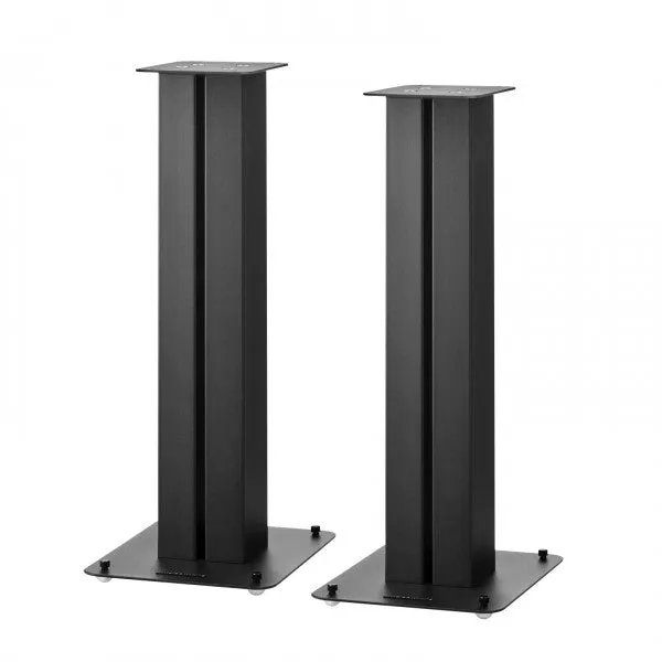 Bowers & Wilkins 607 S3 Bookshelf Speakers with FS-600 S3 Stands Black