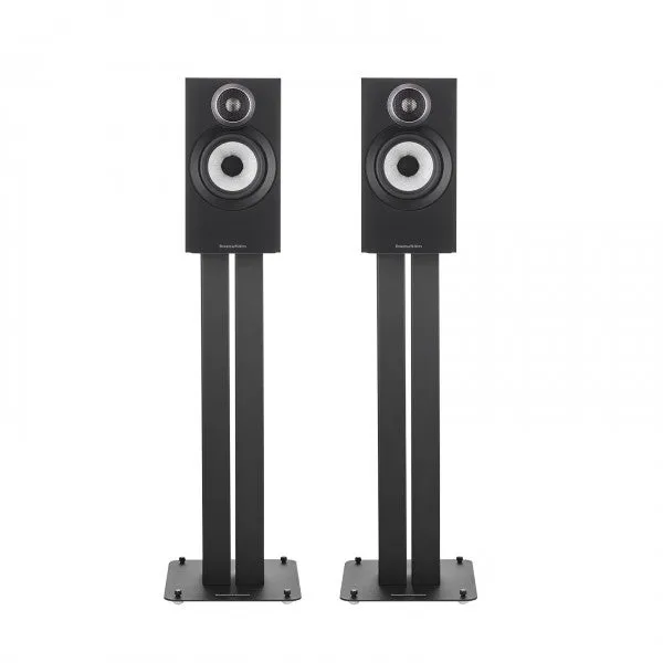 Bowers & Wilkins 607 S3 Bookshelf Speakers with FS-600 S3 Stands Black