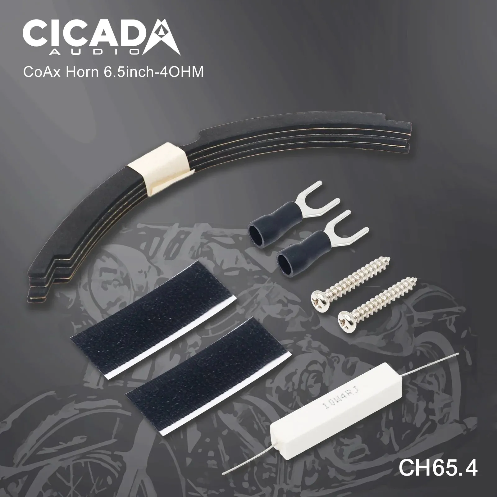 Cicada Coax Horn Speaker 6.5" (2Ω and 4Ω) (Pair)