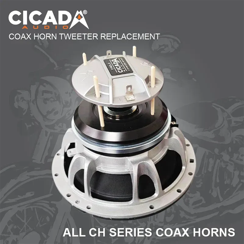 Cicada Coax Horn Speaker 6.5" (2Ω and 4Ω) (Pair)