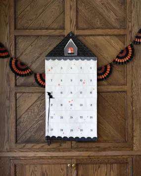 Countdown to Halloween Canvas Pocket Advent Calendar