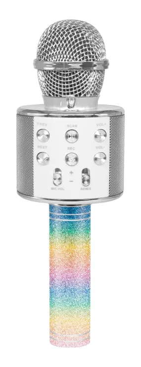 Delia's Glitter Karaoke Microphone Speaker