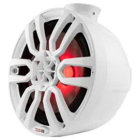 DS18 Hydro NXL-PS8W 8" 375 Watt WHITE Pod with Integrated RGB LED Lights