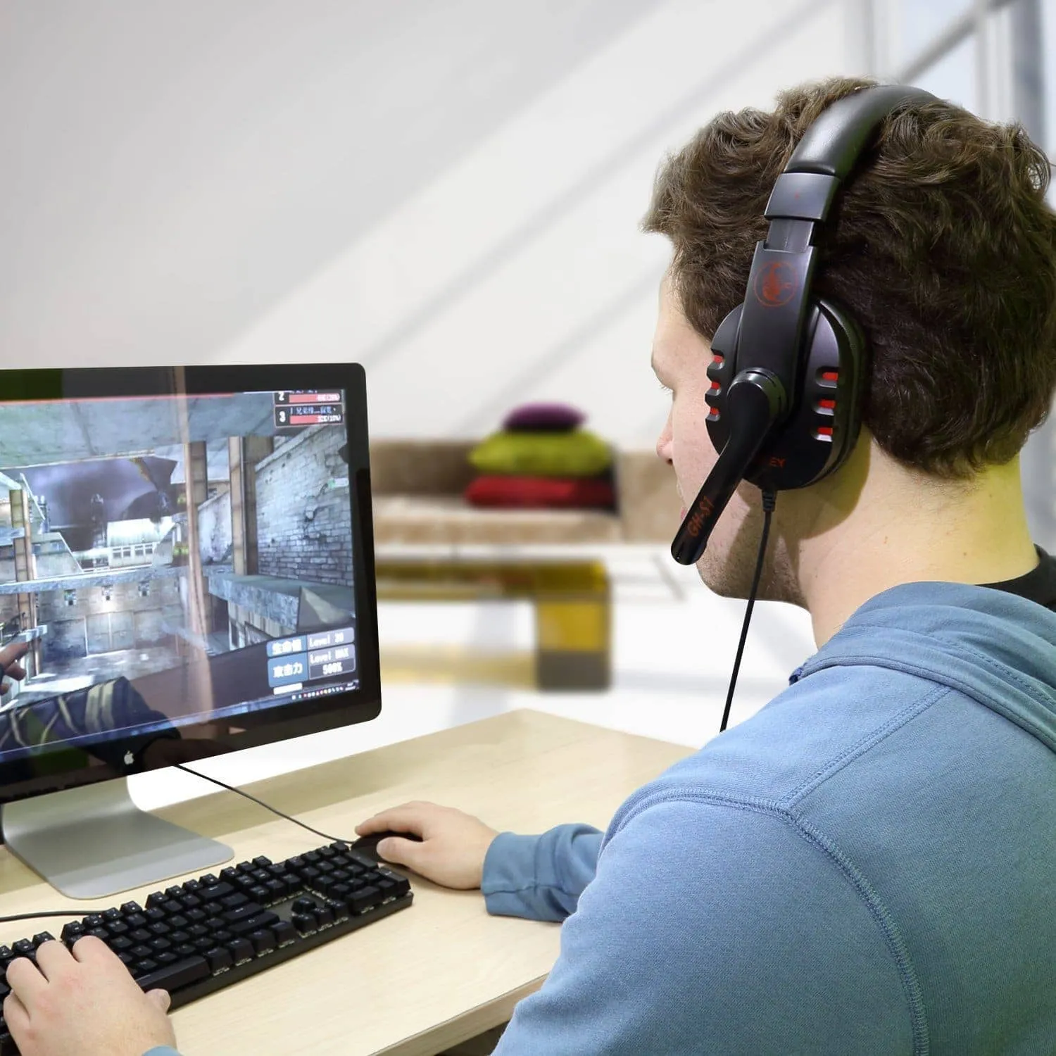 GH-S1 Over-Ear Stereo Gaming Headset