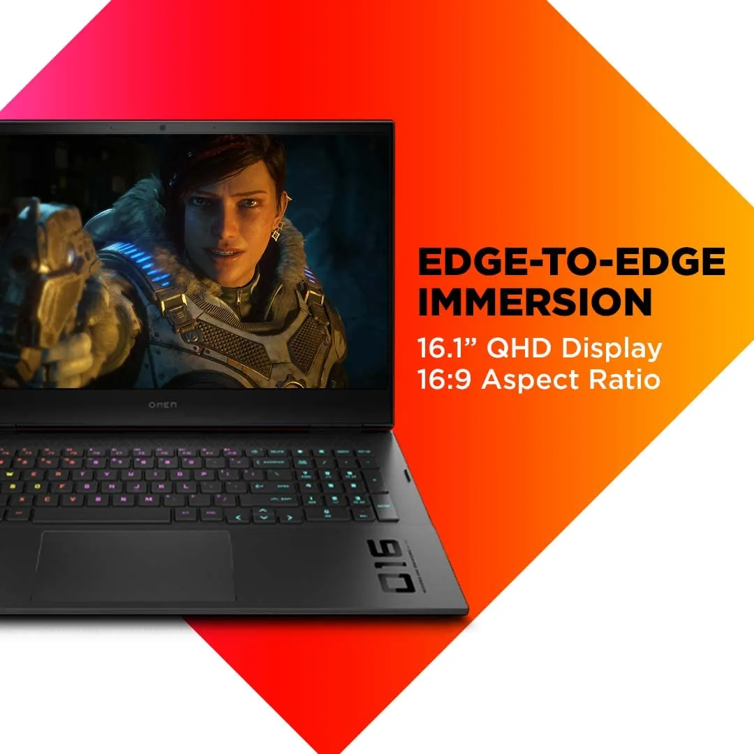 HP Omen 11Th Gen Intel Core I7 16.1 Inches Micro-Edge, IPS, Anti-Glare, Fhd Gaming Laptop (16Gb Ram/1Tb Ssd/300 Nits/Geforce RTX 3050 Graphics/Alexa/B&O/Backlit Kb/Windows 11 Home/Mso, 16-B0352Tx