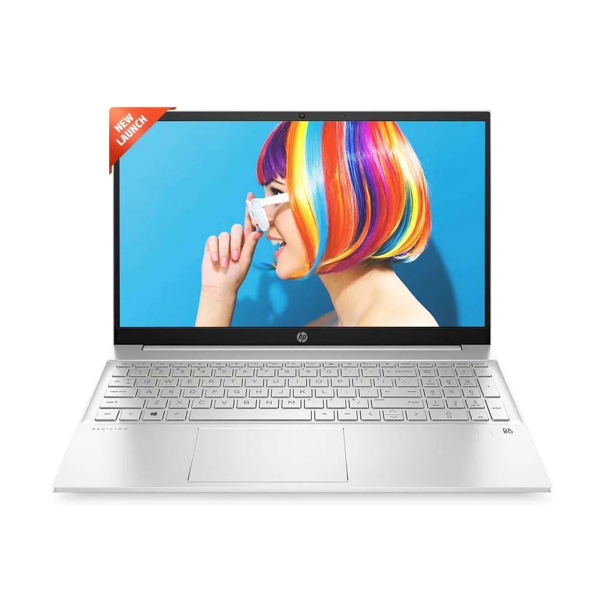 HP PAVILION 15-EG1000TX (I5-1155G7/16GB/512GB SSD/2GB GEFORCE MX450 GRAPHICS/15.6 INCHFHD IPS/ALEXA/B&O AUDIO/FPR/FAST CHARGE/WIN 11/MSO/SILVER) LAPTOP