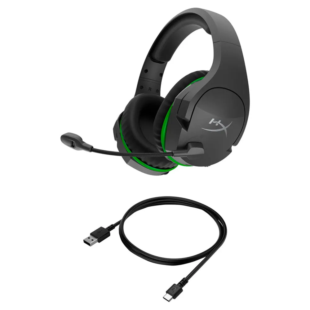 HyperX CloudX Stinger Core Wireless Gaming Headset - Black & Green | 259-4P5J0AA