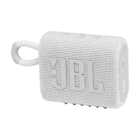 JBL Go 3 Portable Speaker System, White