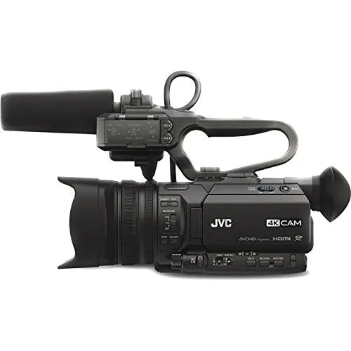 JVC GY-HM180 Ultra HD 4K Camcorder with HD-SDI (GY-HM180U) With Base Bundle