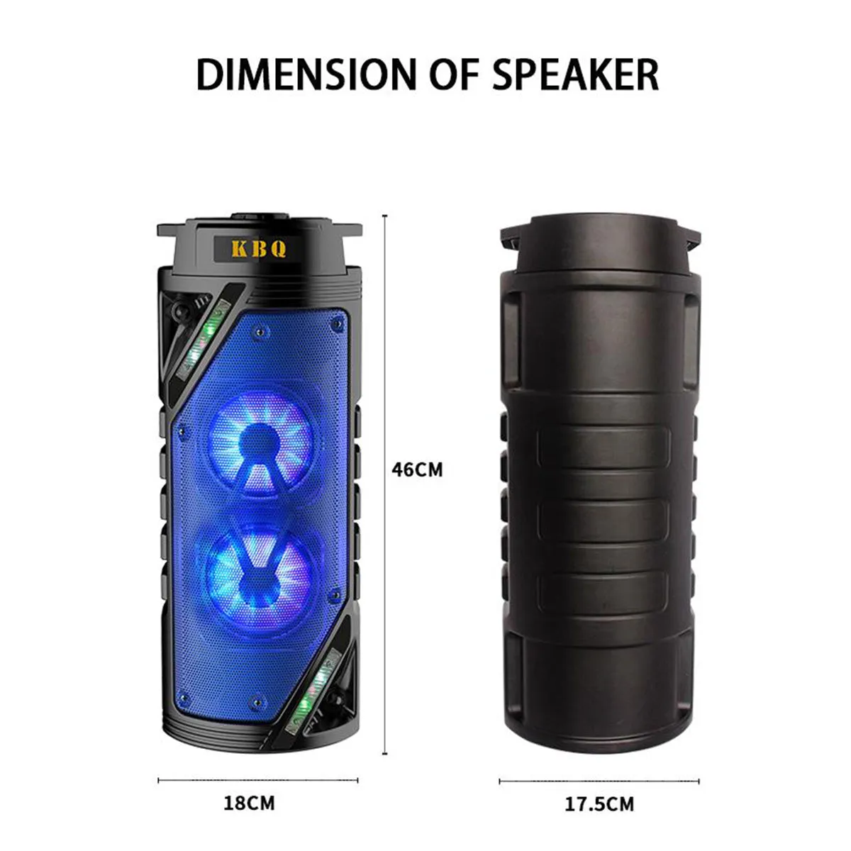 KBQ-1905 Wireless Party Speaker with Mic