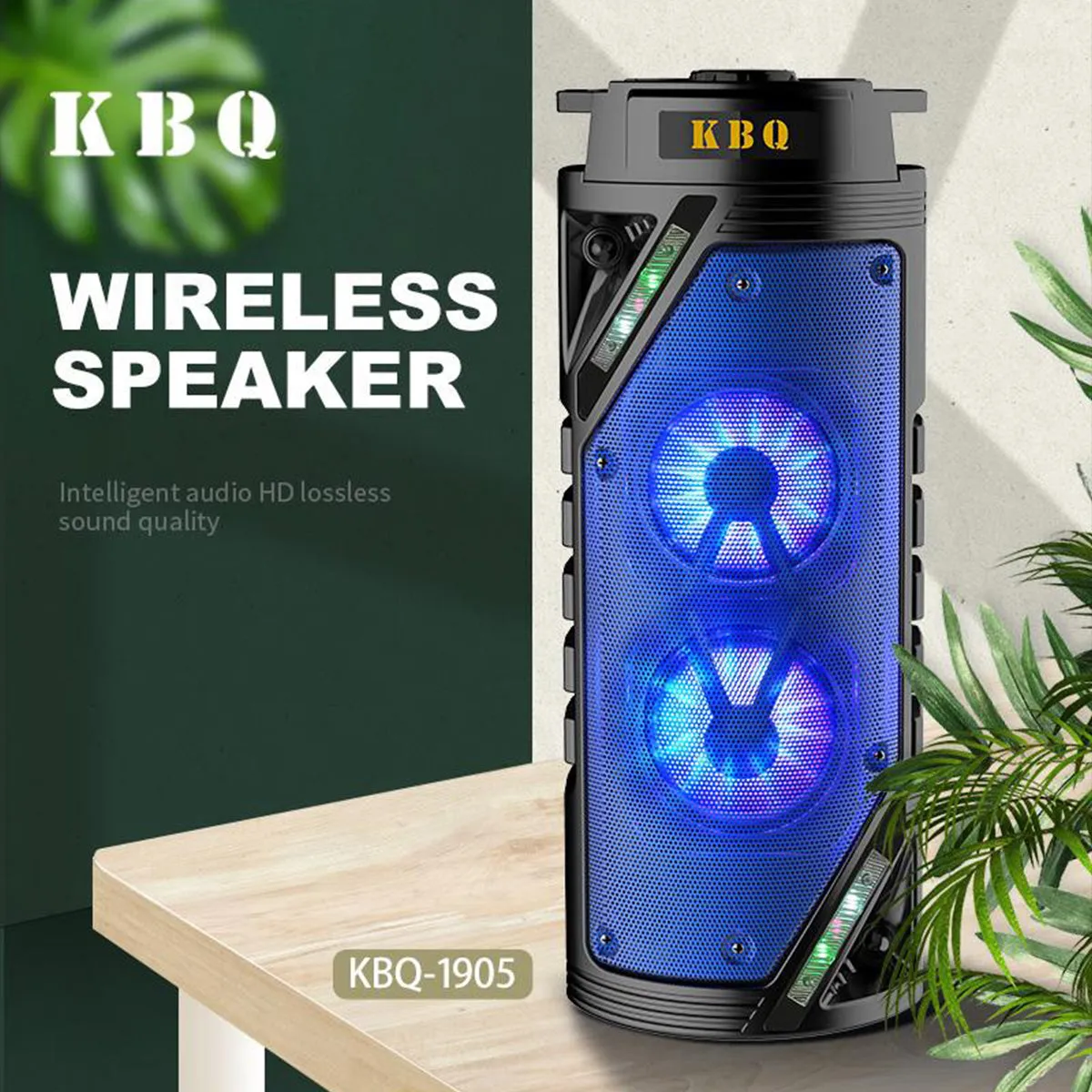 KBQ-1905 Wireless Party Speaker with Mic