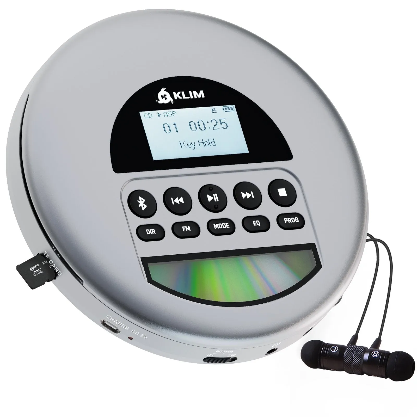 KLIM Nomad Portable CD Player with Bluetooth