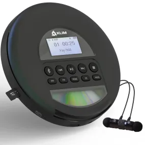 KLIM Nomad Portable CD Player with Bluetooth