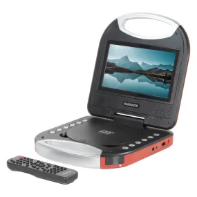 Magnavox MTFT750-RD Portable 7 inch DVD/CD Player with Remote in Red