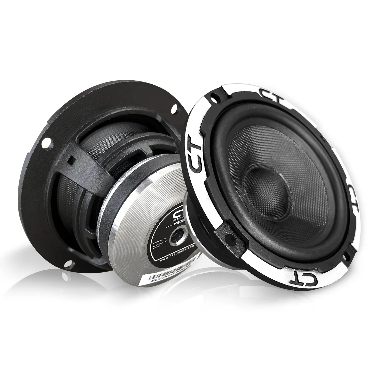 MESO-6-5-3WAY-COM // Meso 6.5 Inch 500 Watt 3-Way Component Speaker Set