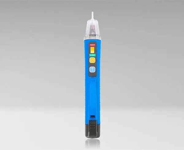 Non-Contact Dual Range Voltage Detector Pen, 24-1000VAC & 90-1000VAC W/LED Flashlight