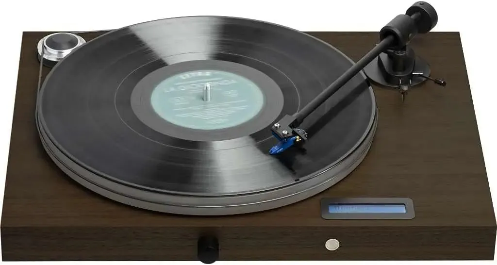 Project Jukebox S2 All-in-One Plug & Play Turntable System with Bluetooth, Eucalyptus