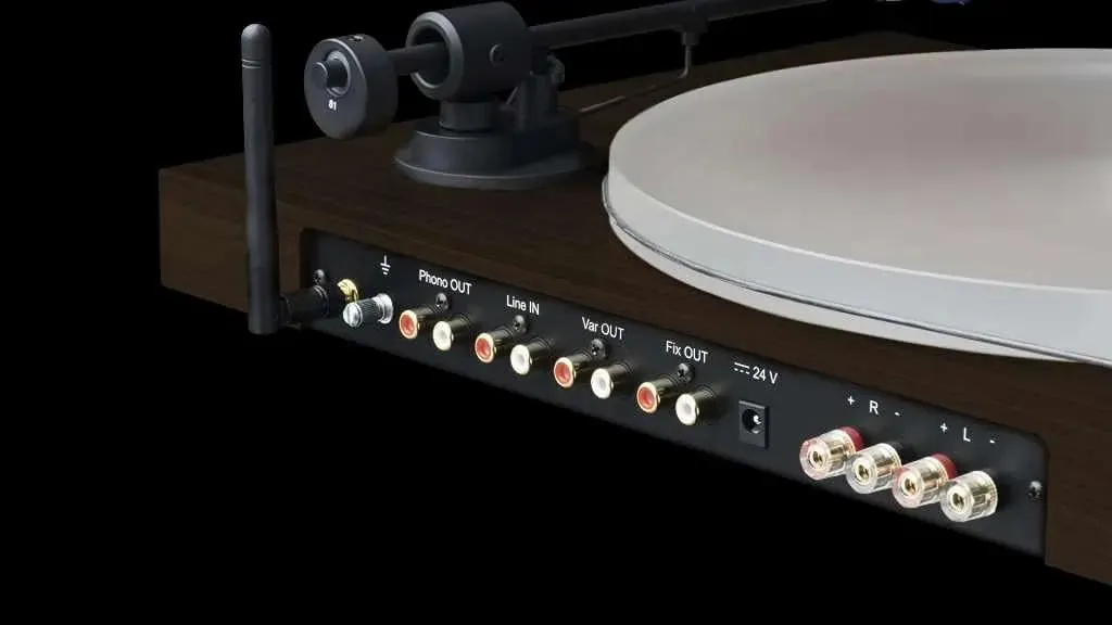 Project Jukebox S2 All-in-One Plug & Play Turntable System with Bluetooth, Eucalyptus