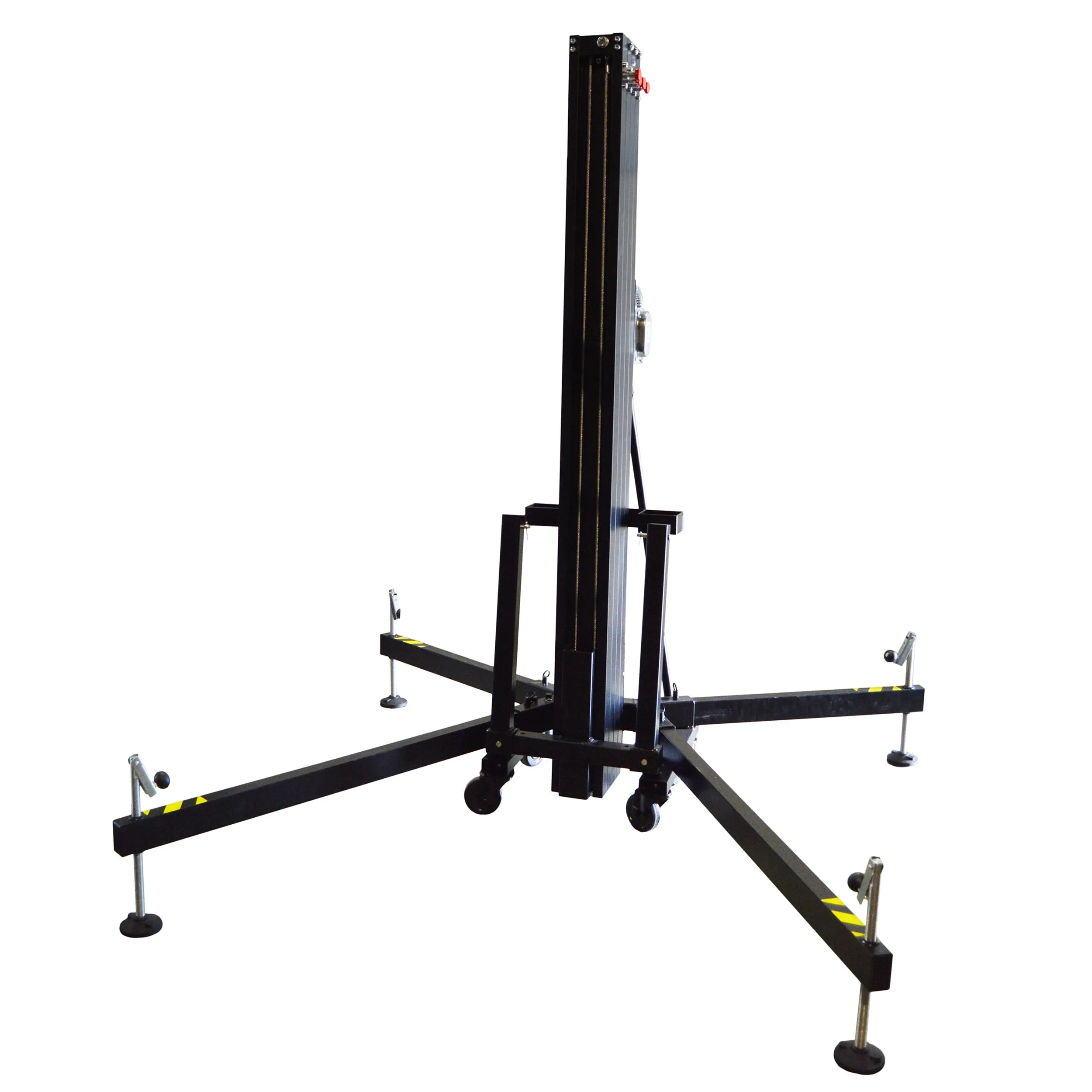 ProX XT-AT06B Fenix 21 Ft.Front Loading Lifting Tower System for Line Array - Max Load 250kg - 550 Lbs | Black