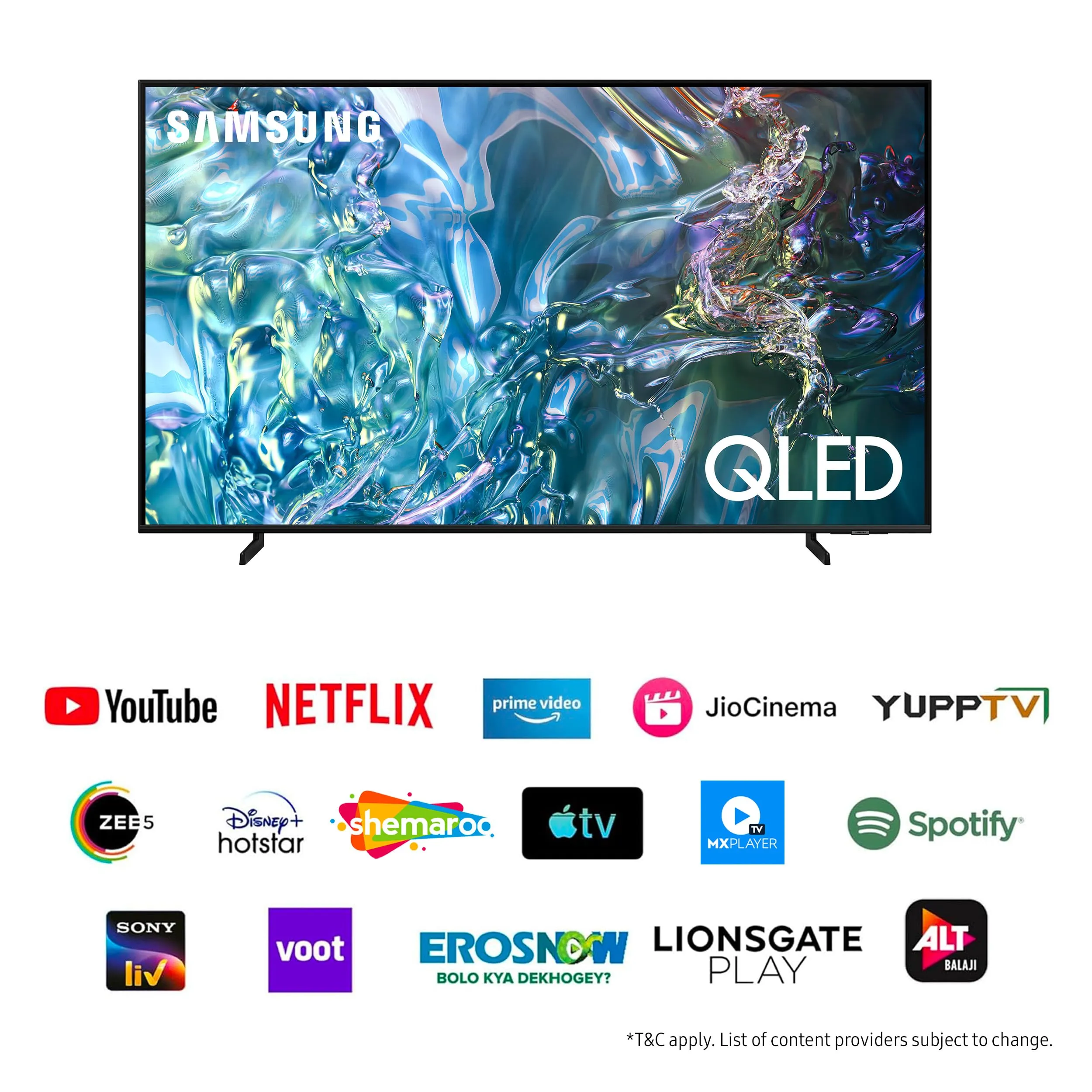 Samsung 125 cm (50 inches) 4K Ultra HD Smart QLED TV QA50Q60DAULXL (Black)