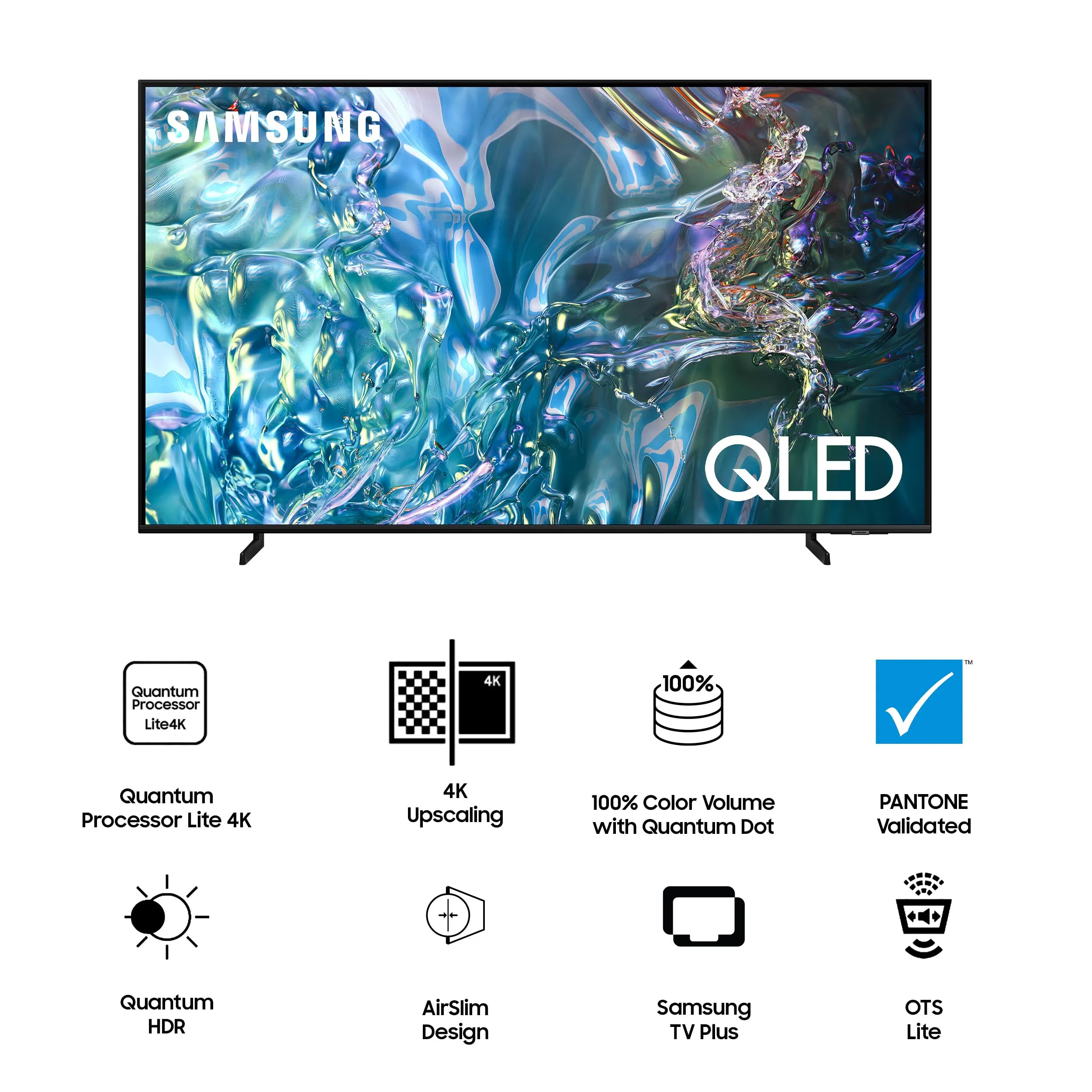 Samsung 125 cm (50 inches) 4K Ultra HD Smart QLED TV QA50Q60DAULXL (Black)