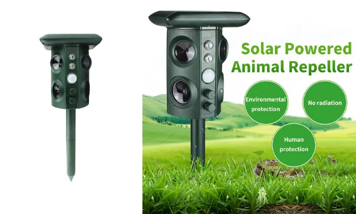 Solar Ultrasonic Animal Pest Repeller