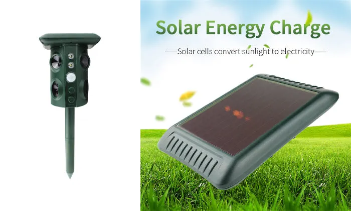 Solar Ultrasonic Animal Pest Repeller