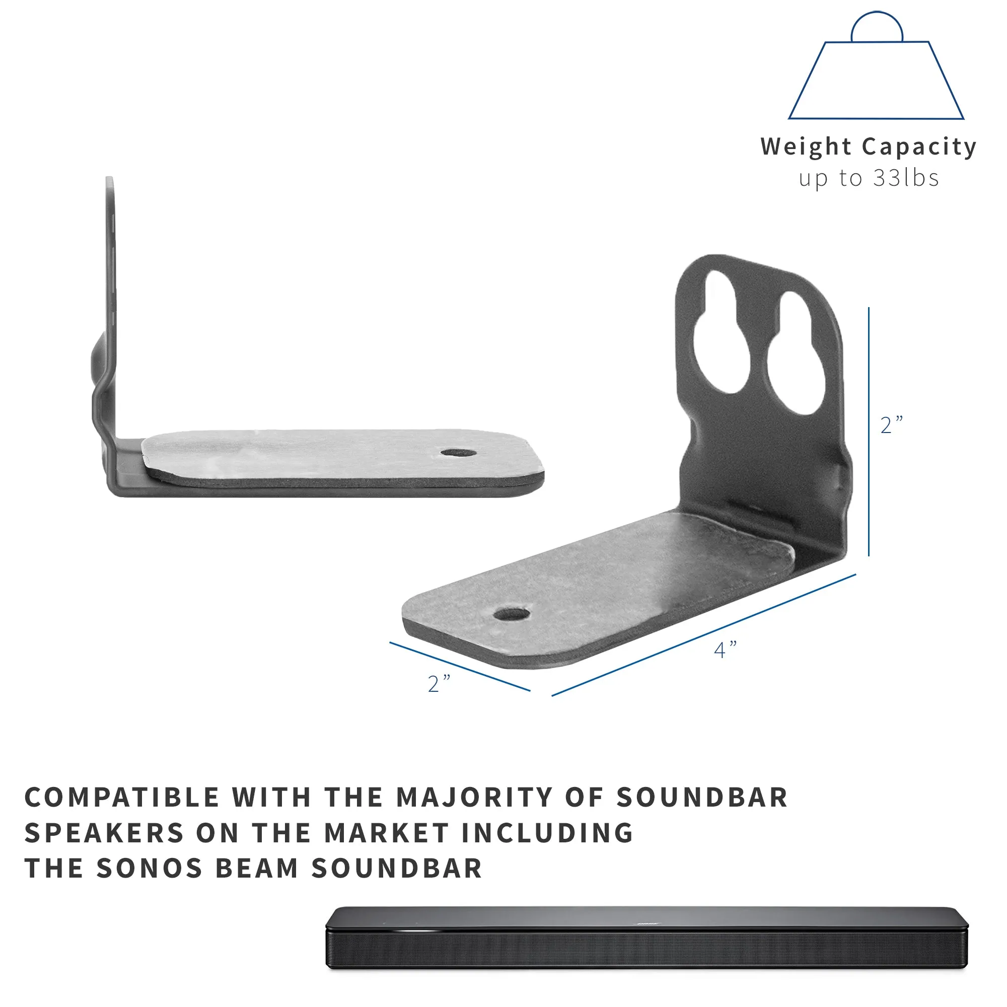 Universal Soundbar Wall Mount