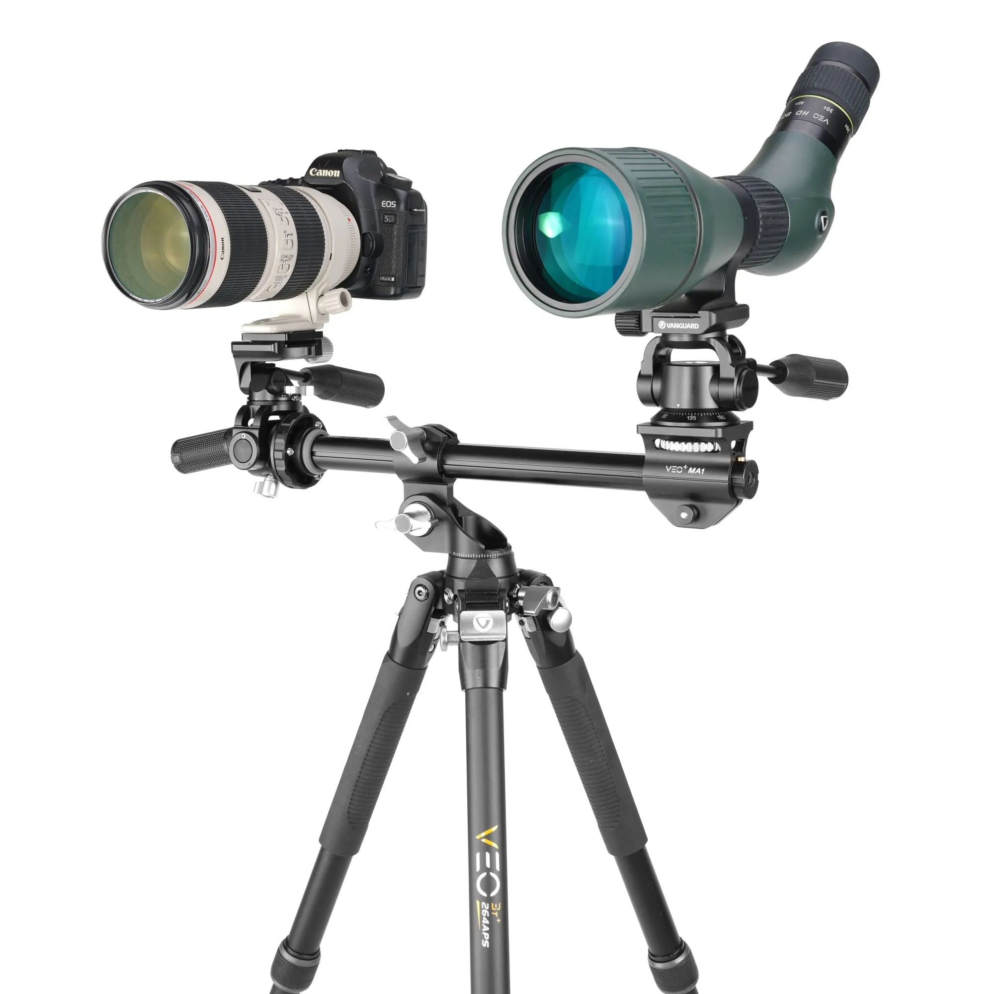 VEO 3T  264APS Multi-Angle Aluminum Travel Tripod w/ Pan Head