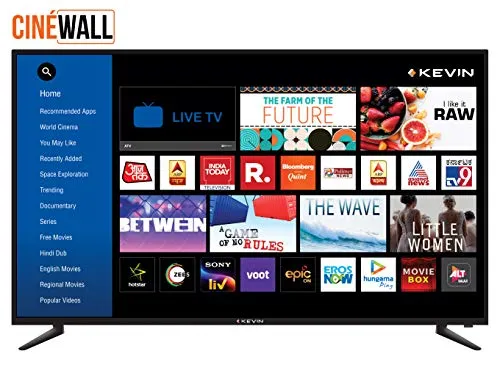 VW 140 cm (55 inches) 4K Ultra HD Smart LED TV KN55UHD-PRO (Black)