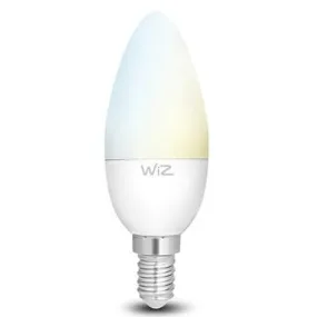 WiZ Warm White Candle E14 Smart LED Bulb - White | 94-WZ20443511